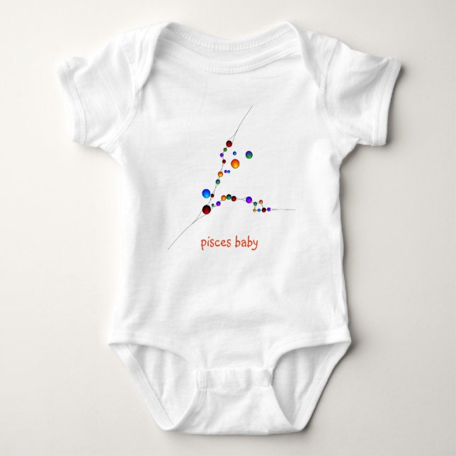 Body Para Bebê Peixes Baby Bodysuit (Frente)