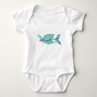 Body Para Bebê Peixes da ilha