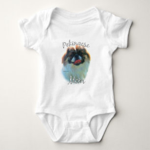 Body Para Bebê Pekingese Mãe 2