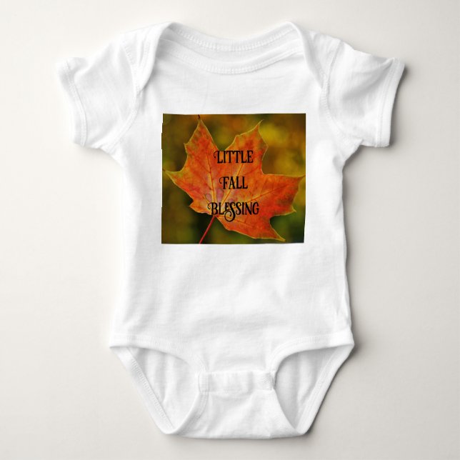 Body Para Bebê Pequena Bênção Personalizada Bebê Roupa (Frente)