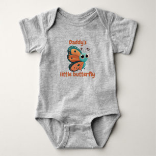 Body Para Bebê Pequena borboleta do papai