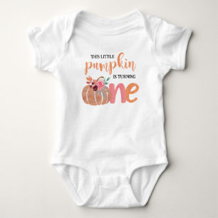 Body Para Bebê Pequena Camisa-primeiro aniversario Floral Boho Bo