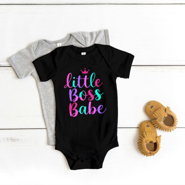 Body Para Bebê "Pequena Chefa Babe" Colorido (Criador carregado)