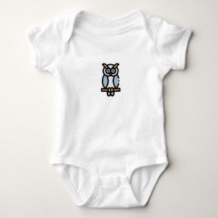 Body Para Bebê Pequena Coruja