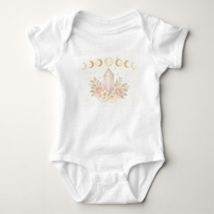 Body Para Bebê Pequena Criança Lua – Roupas de Bebê em Pastel Mac
