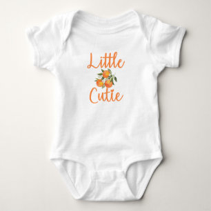Body Para Bebê Pequena Cutia Clementina Laranja Bebê Bebê Roupa