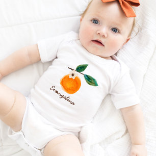 Body Para Bebê Pequena Cutie Clementine