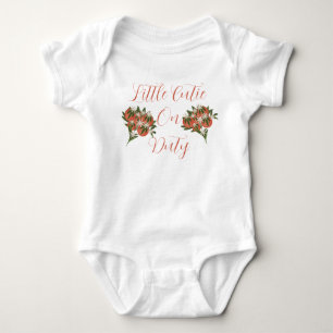 Body Para Bebê Pequena Cutie Clementine