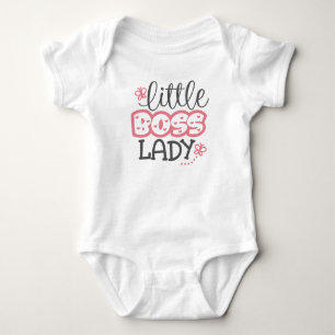 Body Para Bebê Pequena Dama Chefe