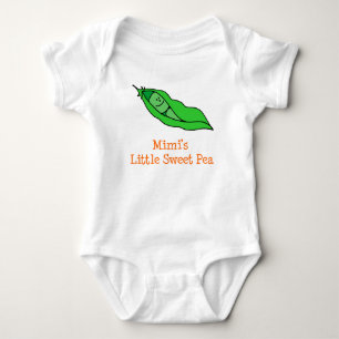 Body Para Bebê Pequena ervilha doce da Mimi
