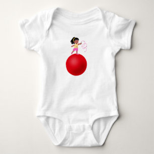 Body Para Bebê Pequena Estrela de Circo.