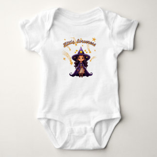 Body Para Bebê Pequena Feiticeira – Bodysuit de Bebê de Halloween