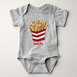 Body Para Bebê Pequena Fry Fast Junk Comida Fries Foodie Francês