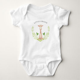 Body Para Bebê Pequena Girafa Personalizada Bebê Roupa