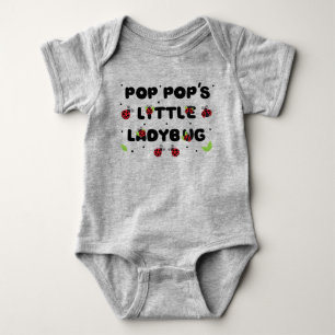 Body Para Bebê Pequena Joaninha do Pop Pop - Fofo 