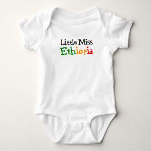 Body Para Bebê pequena miss etíope