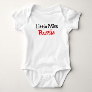 Body Para Bebê pequena miss russa