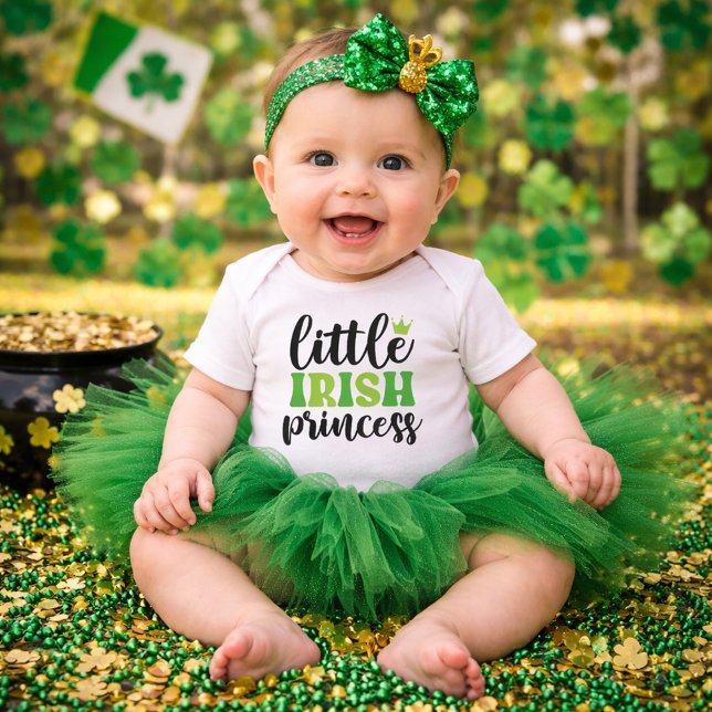 Body Para Bebê Pequena Princesa Irlandesa (Criador carregado)
