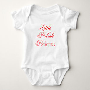 Body Para Bebê Pequena Princesa Polonesa