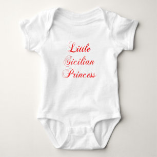 Body Para Bebê Pequena Princesa Siciliana