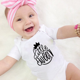 Body Para Bebê Pequena Rainha Humor Engraçado Bodyfatos Uns