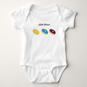 Body Para Bebê Pequena Rosquinha - Bebezinho Jersey Bodyfato.