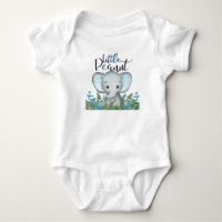 Pequena roupa de amendoim, elefante recém-nascido