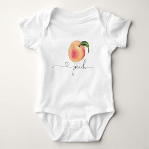 Body Para Bebê Pequena roupa para bebê de pêssego