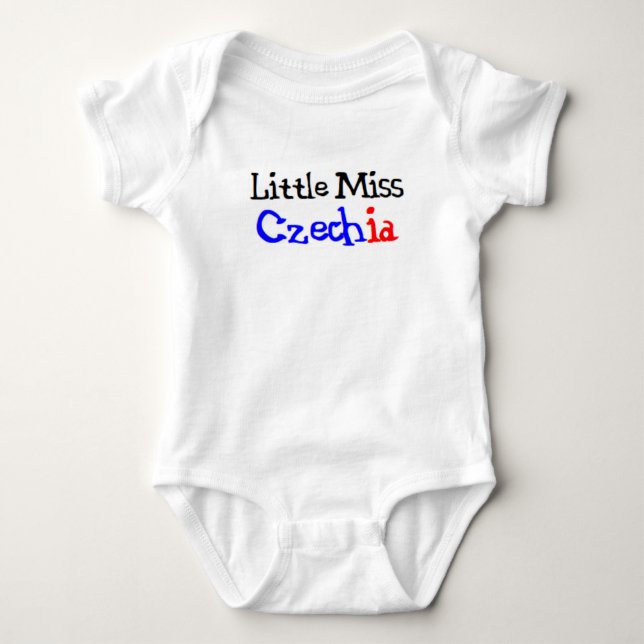 Body Para Bebê pequena senhora tcheca (Frente)