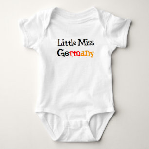 Body Para Bebê pequena senhorita alemã