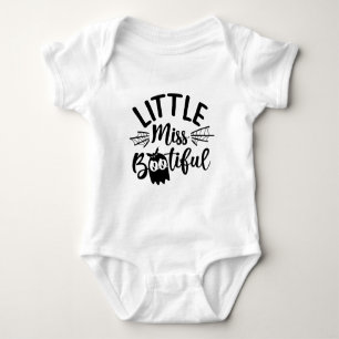 Body Para Bebê Pequena senhorita bootizada no halloween