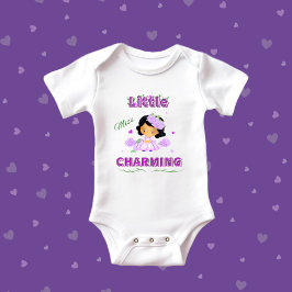 Body Para Bebê Pequena senhorita encantadora