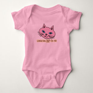 Body Para Bebê Pequena Senhorita Não Tudo