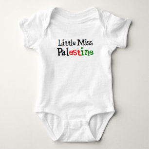 Body Para Bebê pequena senhorita palestina
