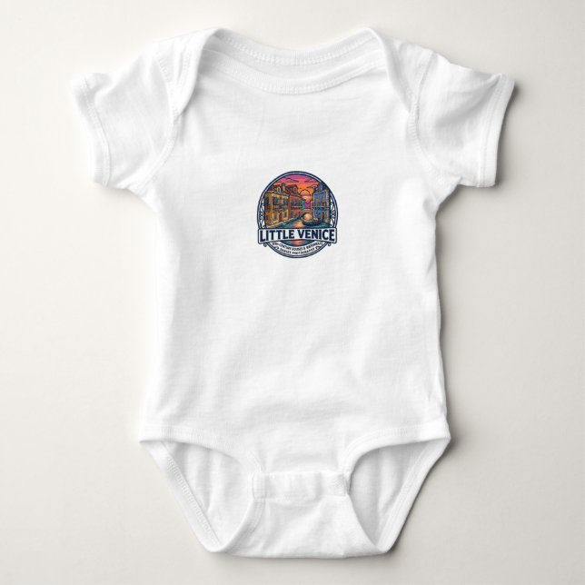 BODY PARA BEBÊ PEQUENA VENEZA (Frente)