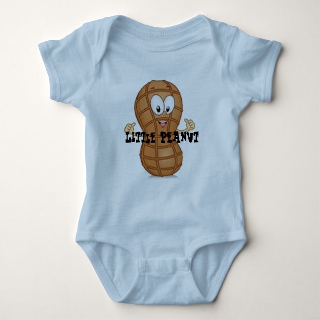 Body Para Bebê Pequeno amendoim (Frente)