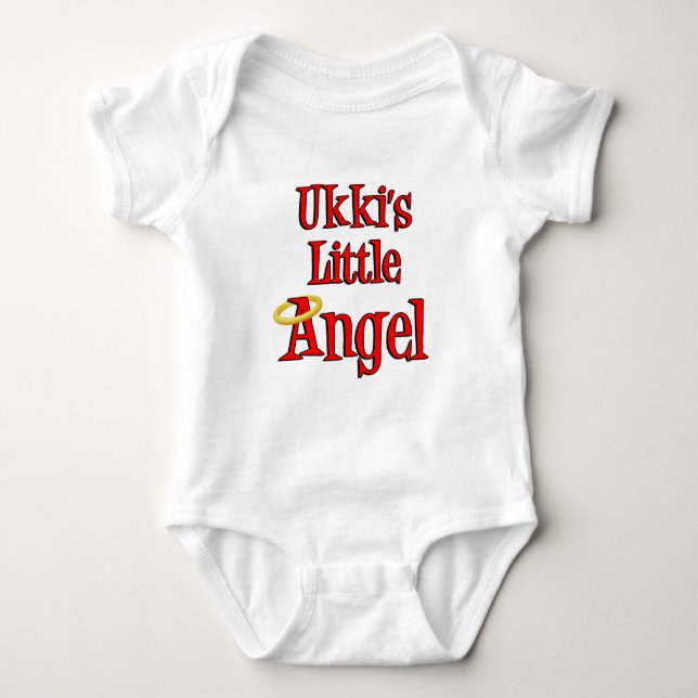 Body Para Bebê Pequeno Anjo do Ukki (Frente)