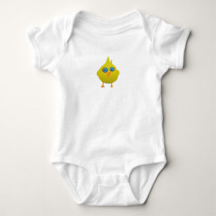Body Para Bebê pequeno bebê amarelo