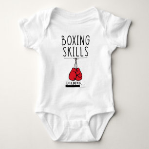 Body Para Bebê Pequeno Bebê Boxer - Habilidades Boxing - Punção