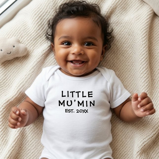 Body Para Bebê Pequeno Bebê Muçulmano Mumin (Criador carregado)