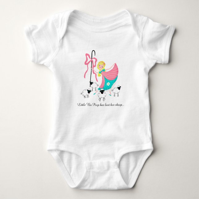 Body Para Bebê Pequeno Bo Peep Baby Bodetê (Frente)