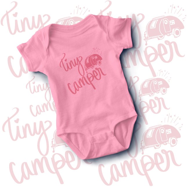 Body Para Bebê Pequeno Camper Camping Baby Gift Bodyfato Uma Peça (Criador carregado)