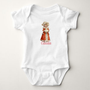 Body Para Bebê Pequeno Carolar Vitoriano Natal Personalizado