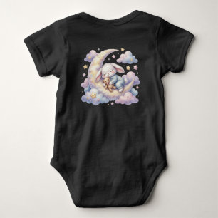 Body Para Bebê Pequeno Coelho Sonhador