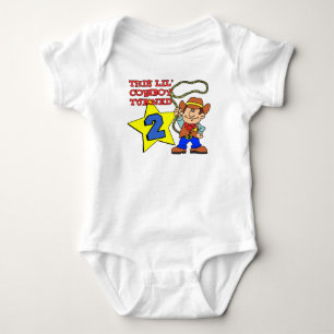 Body Para Bebê Pequeno Cowboy Turrou Dois