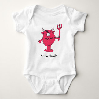 Body Para Bebê "Pequeno Diabo" Bebê Jersey Bodô