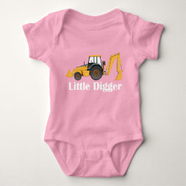 Body Para Bebê Pequeno Digger - Bebê Jersey Bodycase