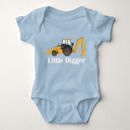 Body Para Bebê Pequeno Digger - Bebê Jersey Bodycase
