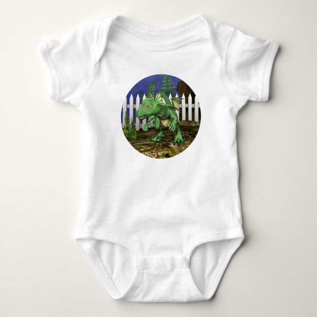 Body Para Bebê Pequeno Dragão (Frente)