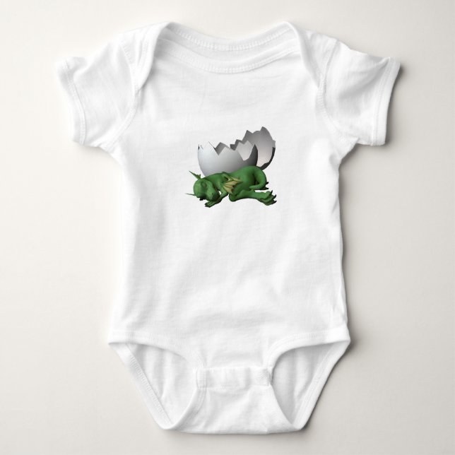 Body Para Bebê Pequeno Dragão (Frente)